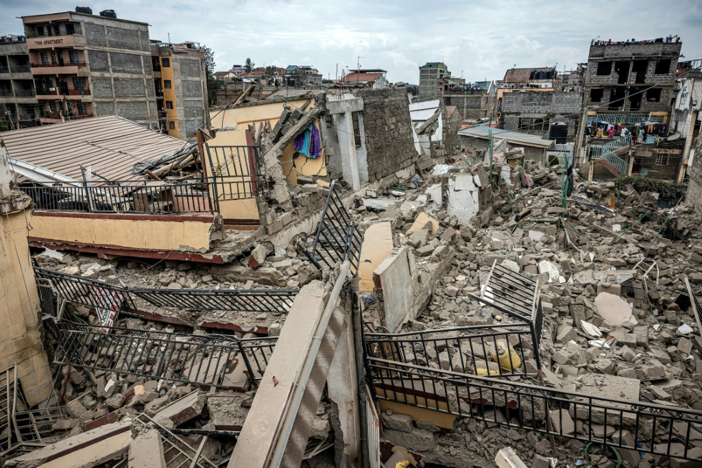 Kenya : effondrement d’un immeuble en construction, le bilan inconnu