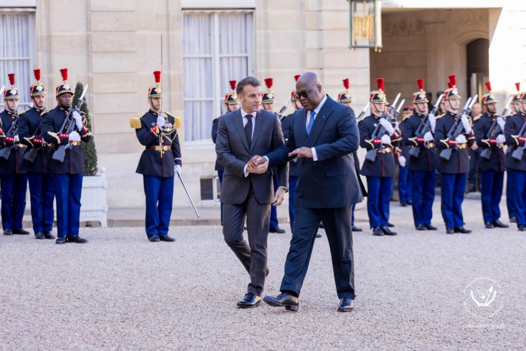 France : Félix-Antoine Tshisekedi a été reçu par Emmanuel Macron