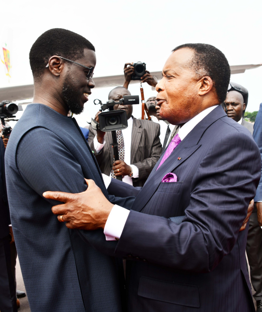 Congo – Coopération : Le Président du Sénégal, Bassirou Diomaye Faye à Brazzaville pour 48 heures