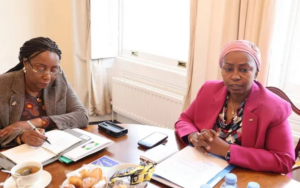 Diplomatie : visite de travail de la ministre Marie-Édith Tassyla-Ye-Doumbeneny à l’Ambassade du Gabon à Londres