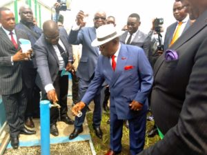 Congo : Mise en service de la station eau pratice dans la ville Océane de Pointe-noire