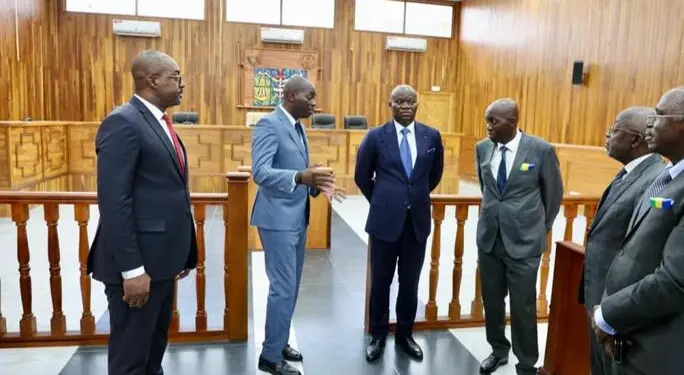 Gabon : Oligui Nguema inaugure une annexe du tribunal de première instance de Libreville