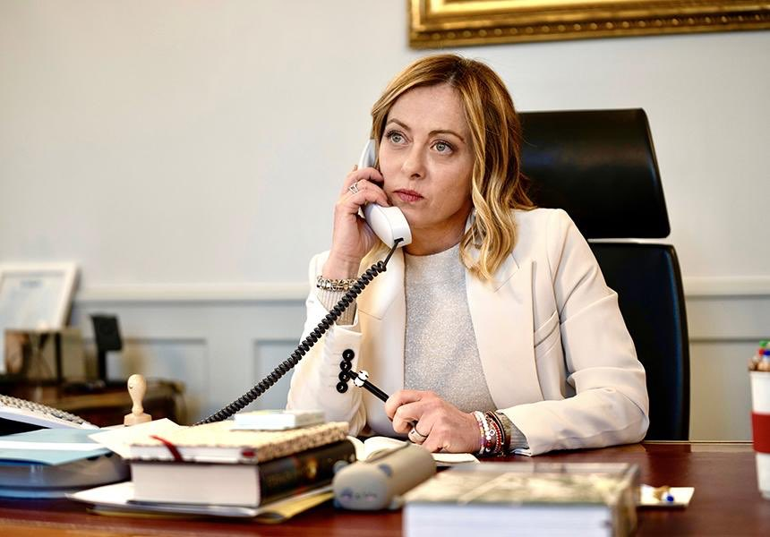 Algérie : Le président de la République reçoit un appel téléphonique de la présidente du Conseil des ministres de la République italienne