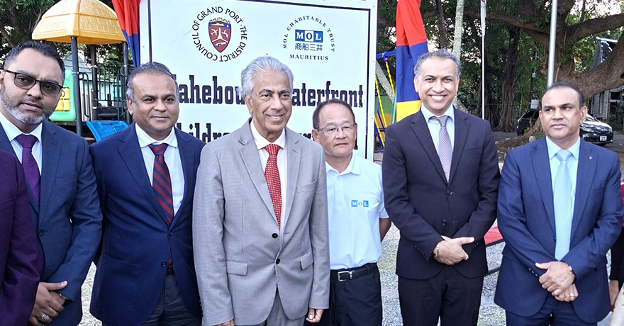 Maurice : Deux nouvelles aires de jeux inaugurées à Mahébourg