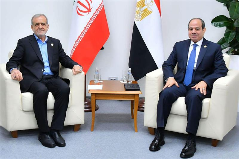 Egypte : Al-Sissi appelle son homologue iranien à œuvrer pour mettre fin à l’escalade et parvenir à un règlement pacifique