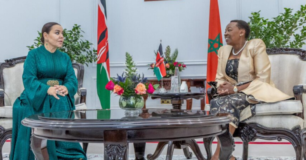 Arrivée au Maroc de la Première Dame de la République du Kenya Mme Rachel Ruto pour une visite de travail dans le Royaume